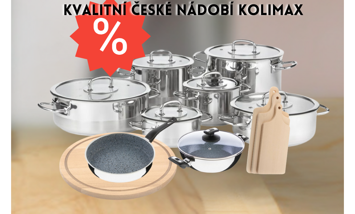 Kvalitní české nádobí s 10 % slevou?