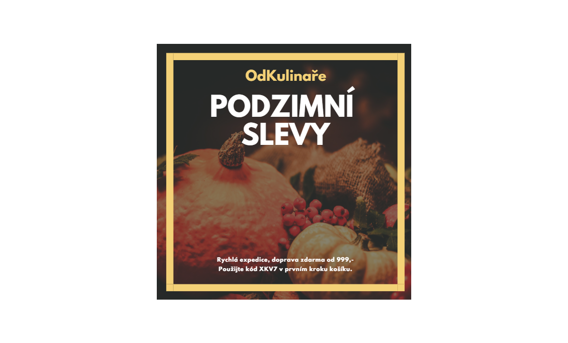 Podzimní slevy odKulináře!