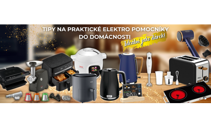 Nadělte si pod stromeček šikovné elektro pomocníky do domácnosti!