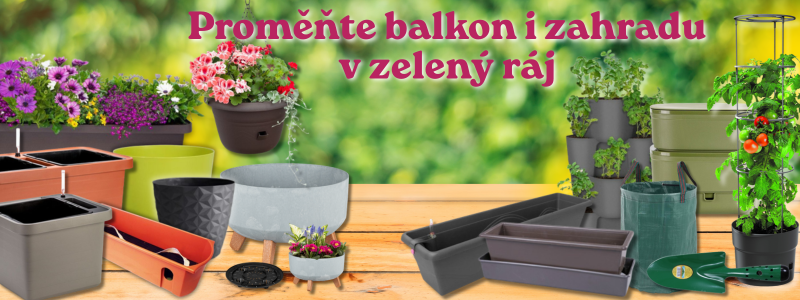 Jarní pěstování: květináče, truhlíky a samozavlažovací systémy pro balkon i zahradu