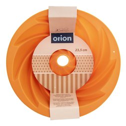 Orion silikonová forma na bábovku flower 23,5 cm oranžová