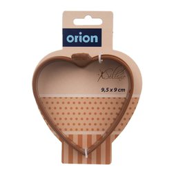 Orion Silikonová forma na lívance srdce hnědá