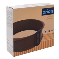 Orion Forma na dort silikon/sklo 23,5 cm hnědá