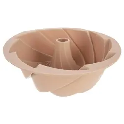 Orion silikonová forma na bábovku flower 23,5 cm béžová