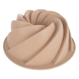 Orion silikonová forma na bábovku flower 23,5 cm béžová