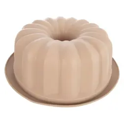 Silikonová forma na bábovku Orion 26 cm béžová