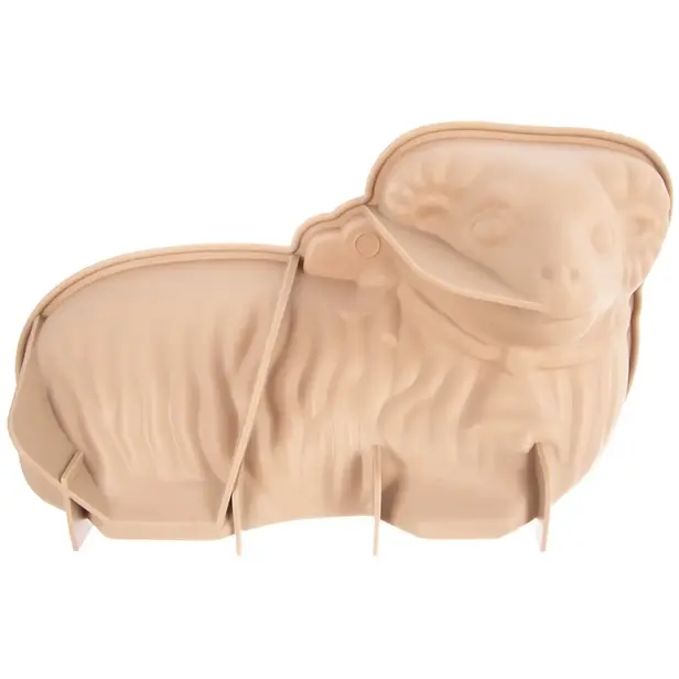 Silikonová forma na beránka Orion 31x17 cm béžová