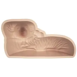 Silikonová forma na beránka Orion 31x17 cm béžová