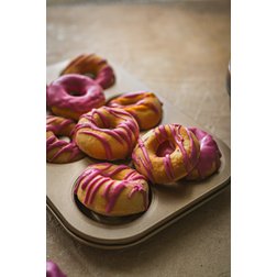 Forma na donuty Gold 26x18 cm