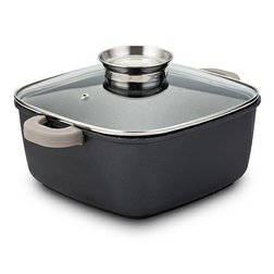 Čtvercový pekáč NAVA Funtzio24x24 cm s víkem