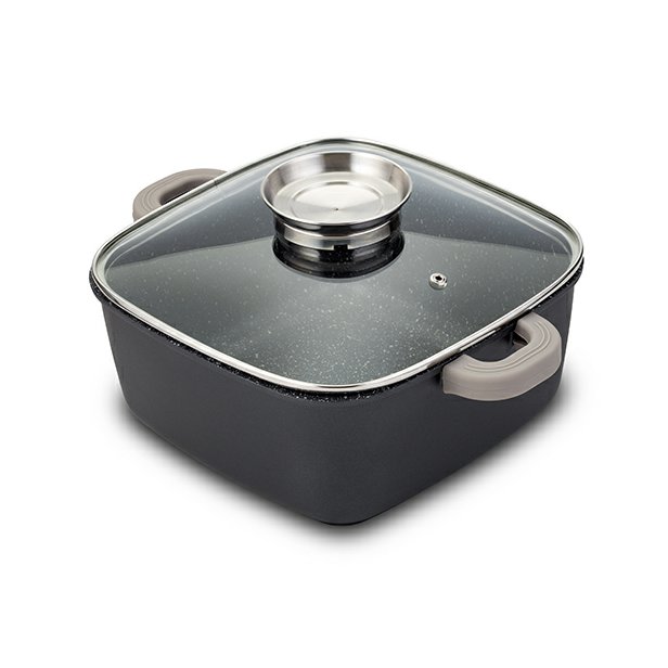 Čtvercový pekáč NAVA Funtzio24x24 cm s víkem