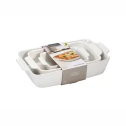 Sada porcelánových zapékacích mís 3 ks
