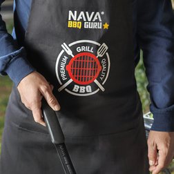 Kuchyňská zástěra NAVA BBQ Guru 75 cm