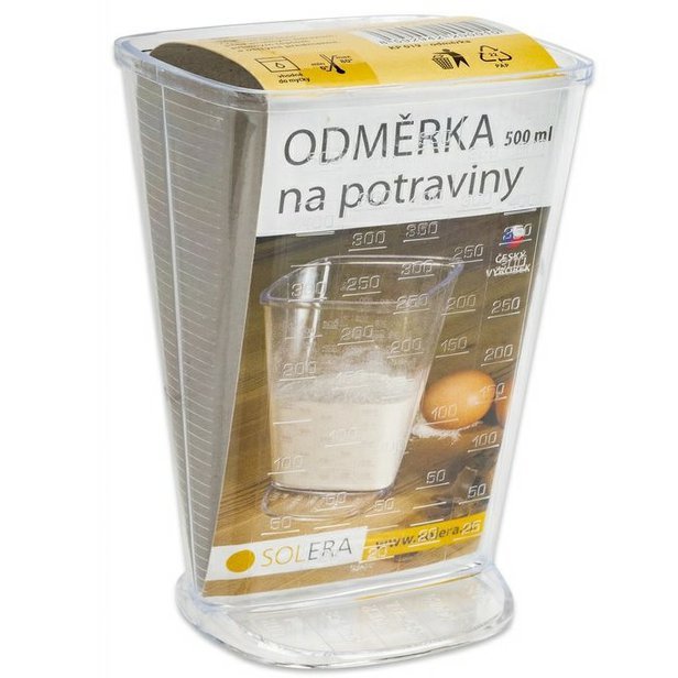 Plastová odměrka na potraviny 500 ml