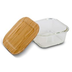 Skleněná dóza na potraviny NAVA Arizona 750 ml s bambusovým víčkem