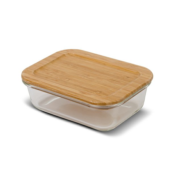 Skleněná dóza na potraviny NAVA Arizona 650 ml s bambusovým víčkem