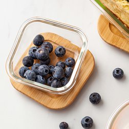 Skleněná dóza na potraviny Skleněná dóza na potraviny NAVA Arizona 750 ml s bambusovým víčkem