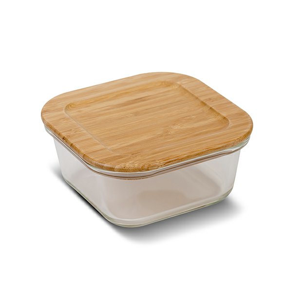 Skleněná dóza na potraviny NAVA Arizona 750 ml s bambusovým víčkem