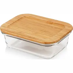 Skleněná dóza na potraviny NAVA Arizona 1000 ml s bambusovým víčkem