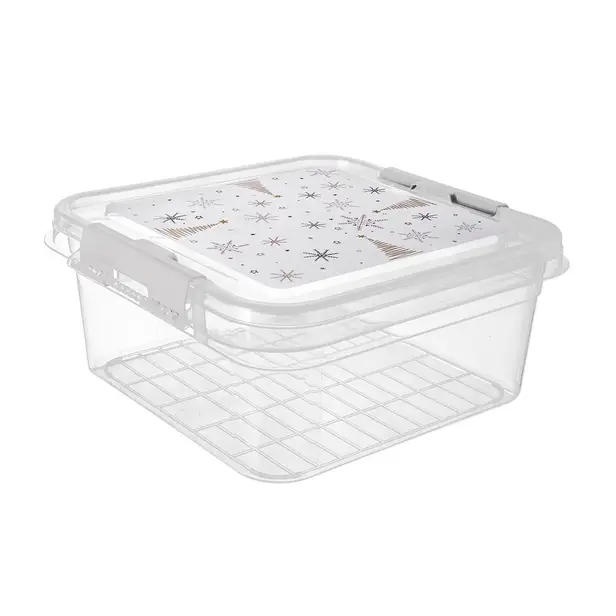 Plastová dóza s víkem Orion Vločka 4,5 l