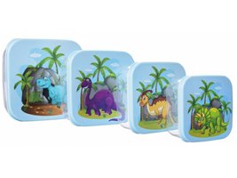 Orion box na svačinu čtverec Dinosaurus set 4 ks