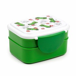 Svačinový box s příborem Minecraft Creeper Bento box 2 patra