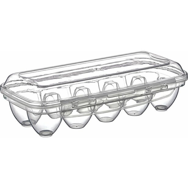 Uzavíratelný box na 10 ks vajec 27x12x7,5 cm