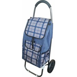 Nákupní taška na kolečkách KÁRO modrá 24 kg