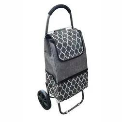 Nákupní taška na kolečkách ORNAMENT šedá 24 kg