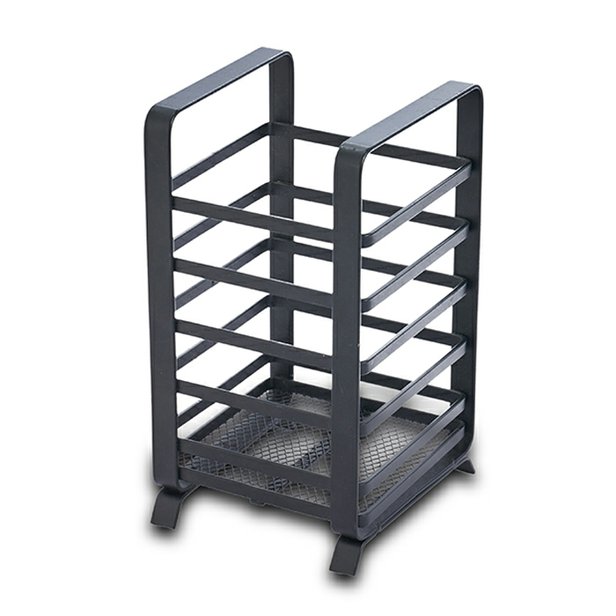 Kovový odkapávač na příbory NAVA Misty 18 cm černý