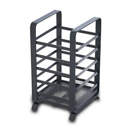 Kovový odkapávač na příbory NAVA Misty 18 cm černý