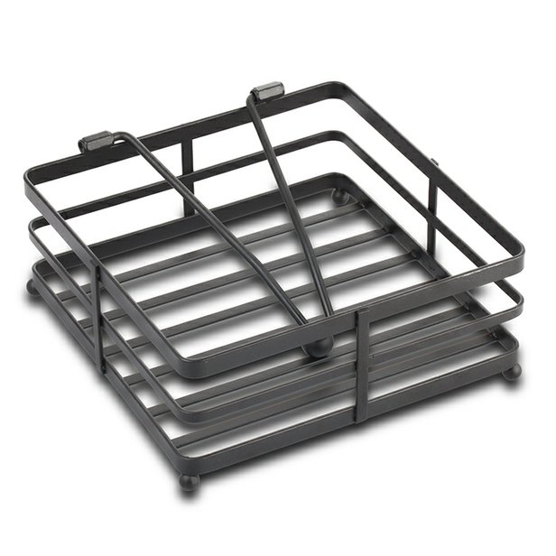 Stojan na ubrousky černý Nava Misty 18 cm