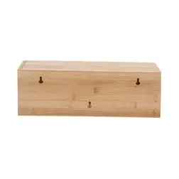 Kuchyňský zásobník Orion bambus 2v1 s řezačkou