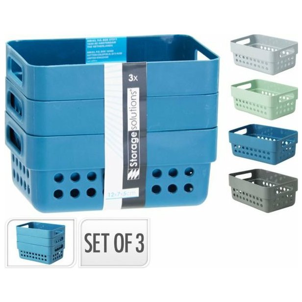 Úložný košík 7,5×11,2×5 cm 3 ks