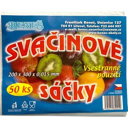 Mikrotenové svačinové sáčky 20×30 cm 50 ks