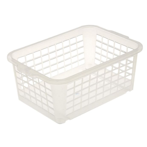 Plastový košík Keeeper 25x17x10 cm transparentní