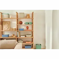 Plastový košík SEOUL S 26 × 18 × 12 cm bílá