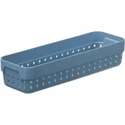 Plastový košík SEOUL M organizér 24 × 8 × 5 cm modrý