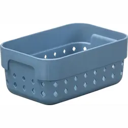 Plastový košík SEOUL S organizér 12 × 8 × 5 cm modrý