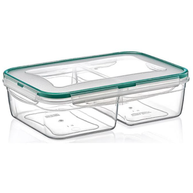 Plastový box na potraviny těsnící Fresh 2 l dělený