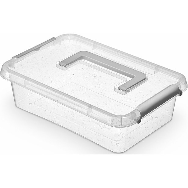 Plastový úložný box antibakteriální 3,1 s rukojetí