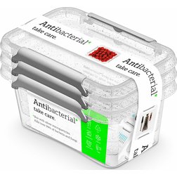 Plastový úložný box antibakteriální  0,50 l 3 ks