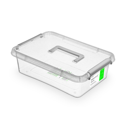 Plastový úložný box antibakteriální 8,5 l s rukojetí