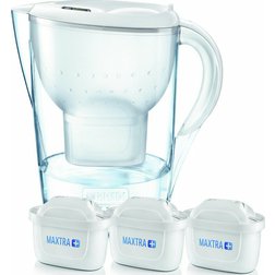 Konvice Brita Marella Cool Memo bílá 2,4 l se 3 vodními filtry Maxtra+ Pure Performance