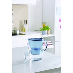 Konvice Brita Marella XL Memo modrá 3,5 l + 2x filtr Brita Maxtr