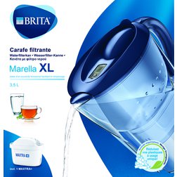Konvice Brita Marella XL Memo modrá 3,5 l + 2x filtr Brita Maxtr