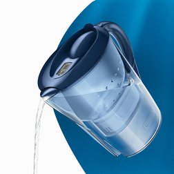 Konvice Brita Marella XL Memo modrá 3,5 l + 2x filtr Brita Maxtra