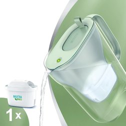 Filtrační konvice Brita Style Eco, 2,4 l, zelená s 1 filtrem Maxtra Pro Pure Performance