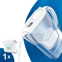 Filtrační konvice Brita Marella, 2,4 l, bílá s 1 filtrem Maxtra Pro Pure Peformance