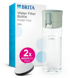 Filtrační láhev Brita Fill&Go Vital 0,6 l zelená + 2× MicroDisc